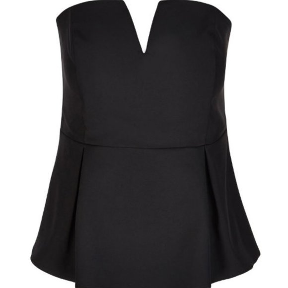 Brand New with Tags Black Bustier Top - Picture 4 of 7